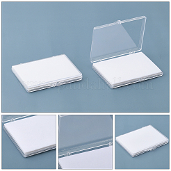 Scatole di immagazzinaggio di diamanti sfusi acrilici trasparenti rettangolari&nbsp;CON-WH0092-35B