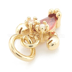 Pendentifs en laiton avec zircone cubique&nbsp;LS-ZIRC-O041-01G