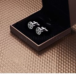 8 Stück 4 Stile 304 Edelstahl Manschettenknöpfe&nbsp;STAS-SZ0001-63