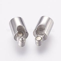 Fermoirs magnétiques en acier inoxydable 304 résistant au ternissement avec emembouts collées&nbsp;STAS-E138-03P
