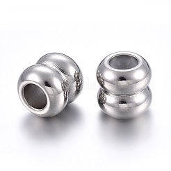 201 Edelstahlperlen&nbsp;STAS-O110-18P-A