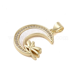 Messing micro pave klare zirkonia anhänger&nbsp;KK-I712-48G-04