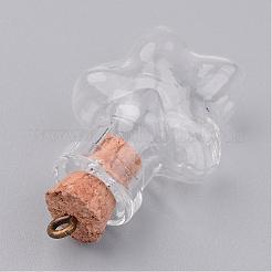 Anhänger Glasflasche&nbsp;PALLOY-JF00247
