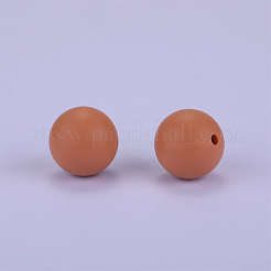 Cuentas focales redondas de silicona&nbsp;LS-SI-JX0046A-75