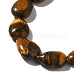 Chapelets de perles d'œil de tigre naturel&nbsp;G-I377-A19