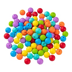 7 Farben lebensmittelechte umweltfreundliche Silikonperlen&nbsp;SIL-LS0001-02A