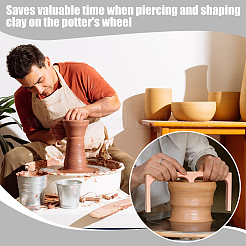 Töpferwerkzeuge aus Kunststoff&nbsp;DIY-WH0579-73C