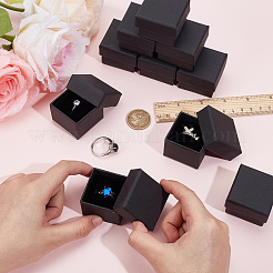Schmuck-Geschenkboxen aus mit Kraftbaumwolle gefülltem Papppapier&nbsp;LS-CBOX-WH0003-01A