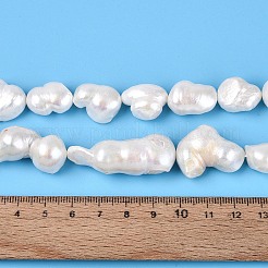 Natürliche Barock Keshi Perlen Stränge&nbsp;PEAR-E016-014A