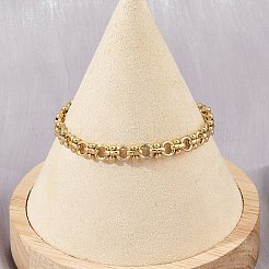 Bracelets à maillons en acier inoxydable 304 pour femmes&nbsp;BJEW-Z143-22G-01