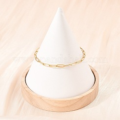 201 Edelstahl-Armbänder mit Büroklammerketten für Damen&nbsp;BJEW-G767-01E-G