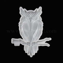 Búho en la rama moldes de silicona diy&nbsp;AJEW-D052-05