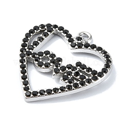 Alliage de placage en rack avec pendentifs en strass&nbsp;FIND-Z051-05P-02