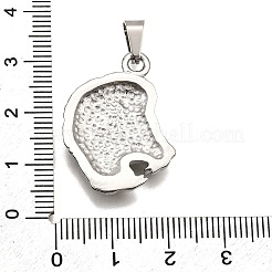 Ciondoli in acciaio inox 304&nbsp;STAS-B086-11D-P