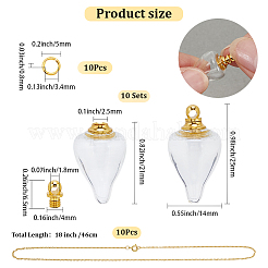 Kits de fabrication de collier bricolage&nbsp;DIY-SC0030-98B