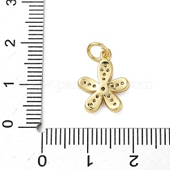 Messing micro pave klar zirkonia charme&nbsp;KK-A273-30G