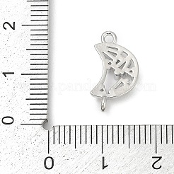 Verbindungsanhänger aus Messing mit durchsichtigen Kubisch Zirkonia&nbsp;LS-KK-Z094-03P-01