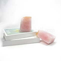 Serre-livres décoratifs en quartz rose naturel&nbsp;AJEW-H157-06