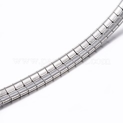 Anlaufgeschützte Kettenhalsketten aus 304er Edelstahl&nbsp;NJEW-I205-02P-4MM