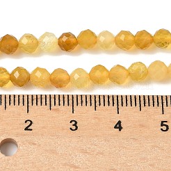 Natürliche gelb Opalkorne Stränge&nbsp;LS-G-D306-A05-4mm