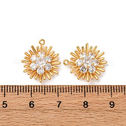 Pendentifs avec zircon cubiques à micro-pavés en laiton&nbsp;X1-KK-K382-38G