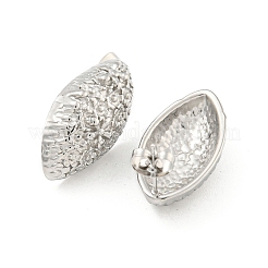 Pendientes de acero inoxidable 304 con forma de ojo de caballo que no se deslustran&nbsp;EJEW-L290-009P