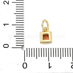 Anhänger aus Zirkonia aus Messing&nbsp;LS-KK-K368-13G-02