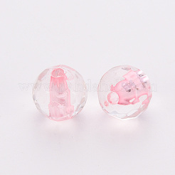 Perles en acrylique transparente&nbsp;TACR-S154-11A-26