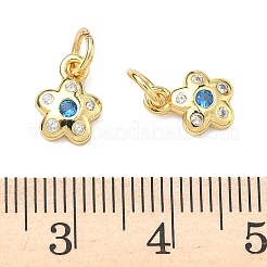 Ottone micro spianare pendenti zirconi&nbsp;KK-P348-05G