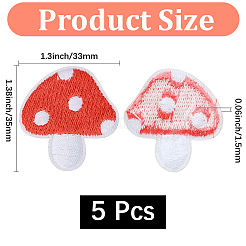5 Stück Polyester-Kleidungsflicken.&nbsp;PATC-CY0001-42