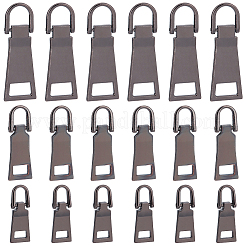 18 Stück Reißverschlusslaschen aus Legierung in 3 Ausführungen&nbsp;FIND-CY0001-83B