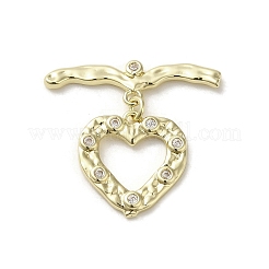 Fermagli a ginocchiera in ottone e zirconio cubico&nbsp;KK-C048-09G