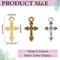 150 pz 3 colori pendenti in lega di stile tibetano&nbsp;FIND-ME0001-57