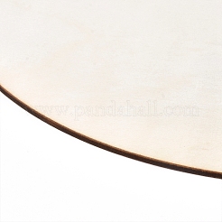 Flache runde Form unfertige Holzscheiben&nbsp;DIY-WH0162-38