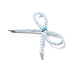 Perline di semi in lega e vetro con fiocco per lampadari&nbsp;PALLOY-D359-03E