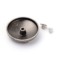 Legierung & Eisenhandwerk massiver Schraubniet&nbsp;PALLOY-WH0084-06EB