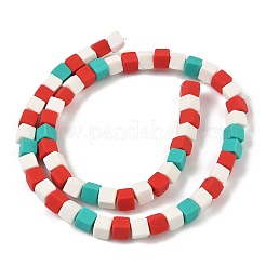Brins de perles en argile polymère faites à la main pour Noël&nbsp;CLAY-F006-01C