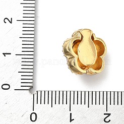 Chiusure magnetiche in ottone micro pavé trasparente con zirconi&nbsp;KK-Z139-01G-02
