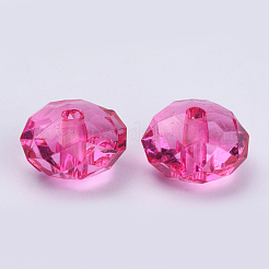 Perles en acrylique transparente&nbsp;TACR-Q258-12mm-V08