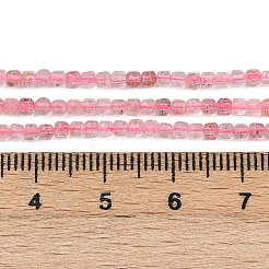 Fragola naturale perle di quarzo fili&nbsp;G-RM2025-C32-A