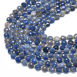 Natürliche blaue Aventurin (gefärbt und erhitzt) Perlenstränge&nbsp;G-K389-B82-01