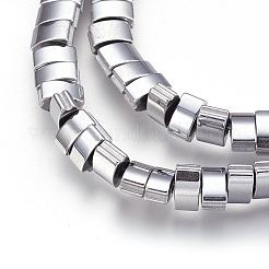 Galvanisieren unmagnetische synthetischen Hämatit Perlenstränge&nbsp;G-I208-16-B