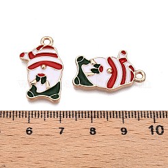 Weihnachtsthema-Rack-Anhänger aus legierter Emaille&nbsp;X-ENAM-T021-12KCG