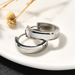 Pendientes de aro de acero inoxidable 304 para mujer&nbsp;EJEW-C096-44P