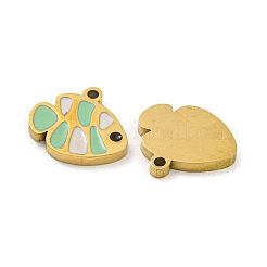 316 chirurgische Edelstahl-Emaille-Anhänger&nbsp;STAS-M073-28G
