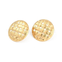 Boucles d'oreilles à tige en acier inoxydable 304 avec placage ionique (IP)&nbsp;EJEW-M094-02G