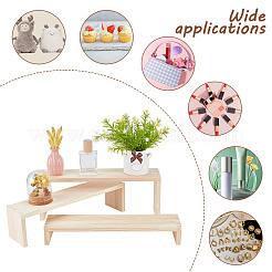 Présentoirs en bois à 3 étage&nbsp;ODIS-WH0030-84