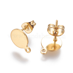 Ohrstecker-Beschläge aus Edelstahl 304&nbsp;STAS-G190-07G