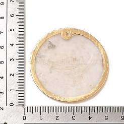 Natürliche Capiz Shell Anhänger&nbsp;KK-F868-02KCG-02