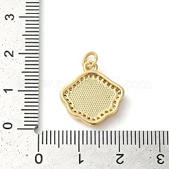 Cremagliera in ottone placcatura pendenti zirconi&nbsp;KK-K385-080G